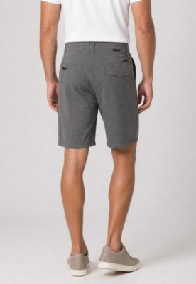 Bermuda Masculina Rusty Modelagem Reta Cinza
