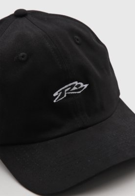 Boné Masculino Aba Curva Rusty Rage Snapback Preto