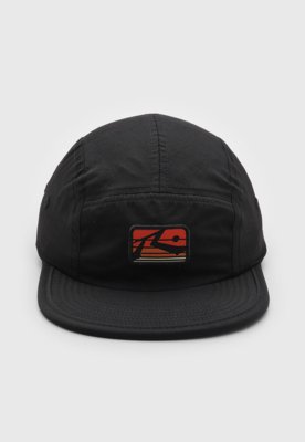 Boné Rusty Aba Reta Sunrise Five Panel Preto