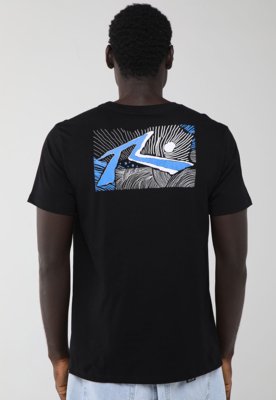 Camiseta Masculina Rusty Silk Rise Preta