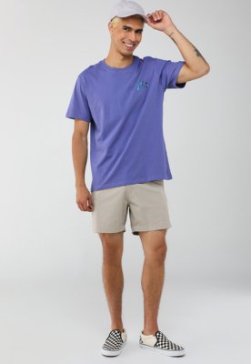 Camiseta Masculina Rusty Silk Rise Roxa