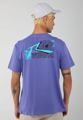 Camiseta Masculina Rusty Silk Rise Roxa