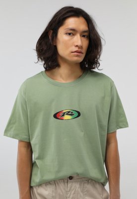 Camiseta Rusty Reta Slowmo Verde