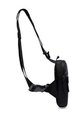 Shoulder Bag Pochete Tiracolo Transversal Reforçada Preta Rusty
