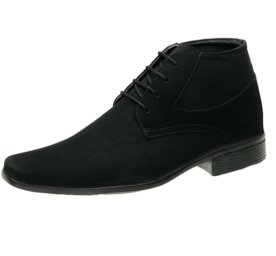 bota masculina camurça preta