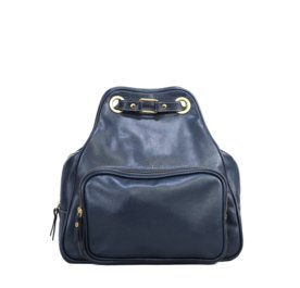 Mochila SN Couros Toronto Azul Menor preço em Mochila SN Couros Toronto Azul