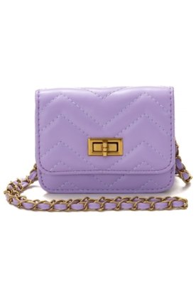 Bolsa Feminina Mini Bag Star Shop Roxa