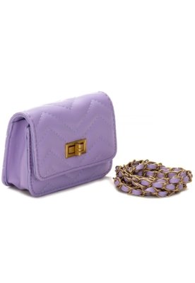 Bolsa Feminina Mini Bag Star Shop Roxa