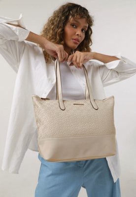 Bolsa Feminina Sacola Grande Kit Transversal Carteira Star Shop Branco Compre Agora Dafiti