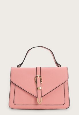 Bolsa Feminina Transversal com Alça de Mão Star Shop Rosa
