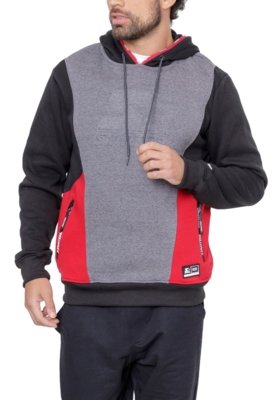 Moletom Starter Fechado Com Capuz Preto