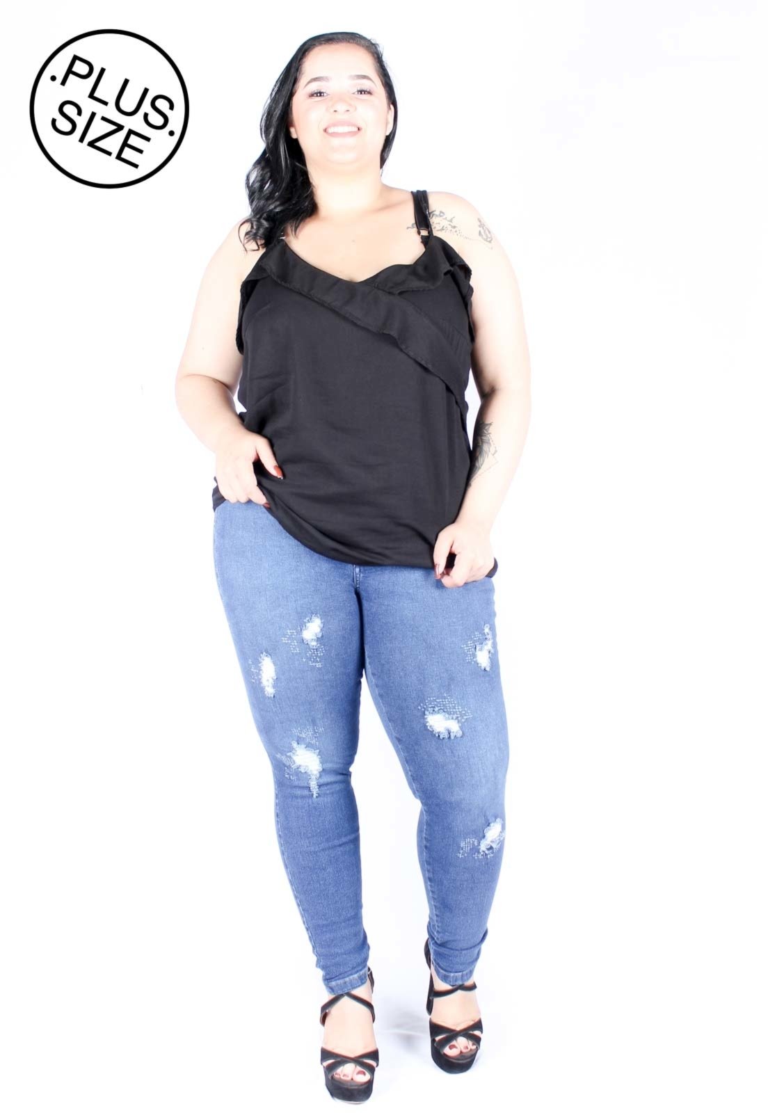 calça jeans cambos plus size