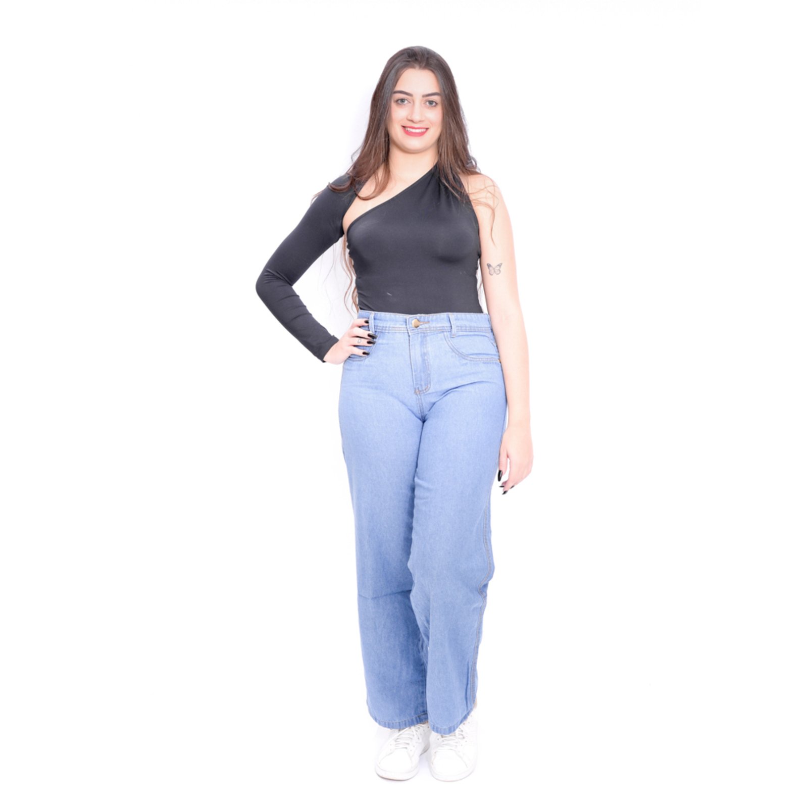 Calça blue 2024 denim feminina