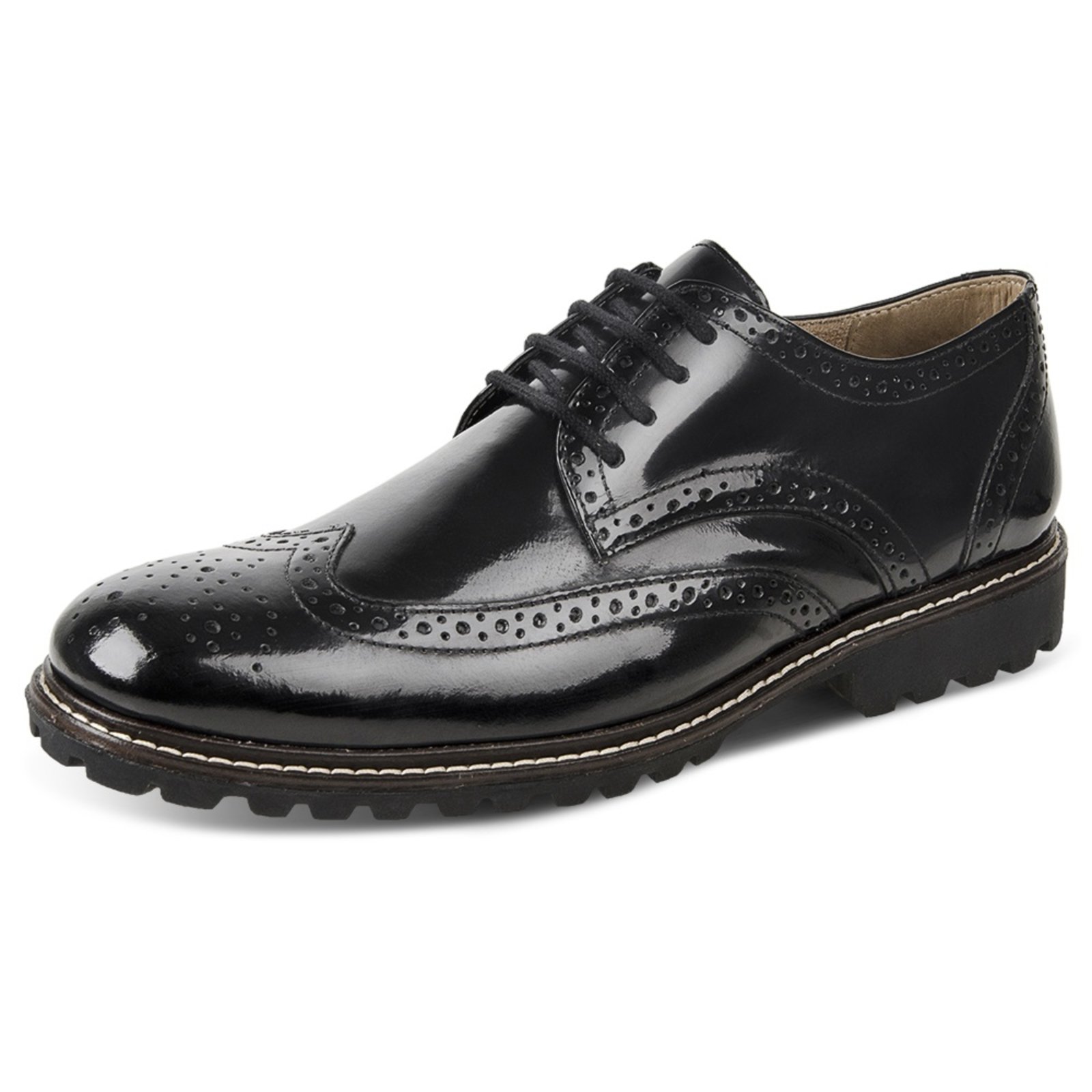 sapato derby brogue