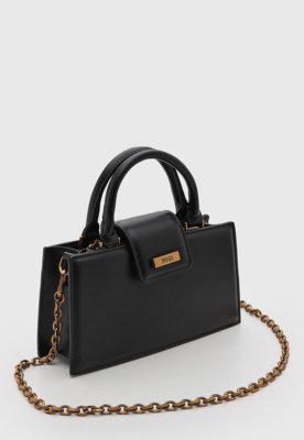 Bolsa Feminina Santa Lolla Retangular Preta