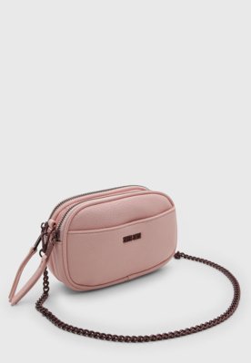 Bolsa Feminina Santa Lolla Texturizada Rosa