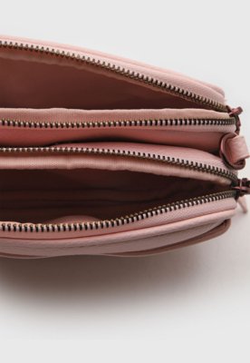 Bolsa Feminina Santa Lolla Texturizada Rosa