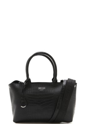 Bolsa Santa Lolla Croco Preta Menor preço em Bolsa Santa Lolla Croco Preta