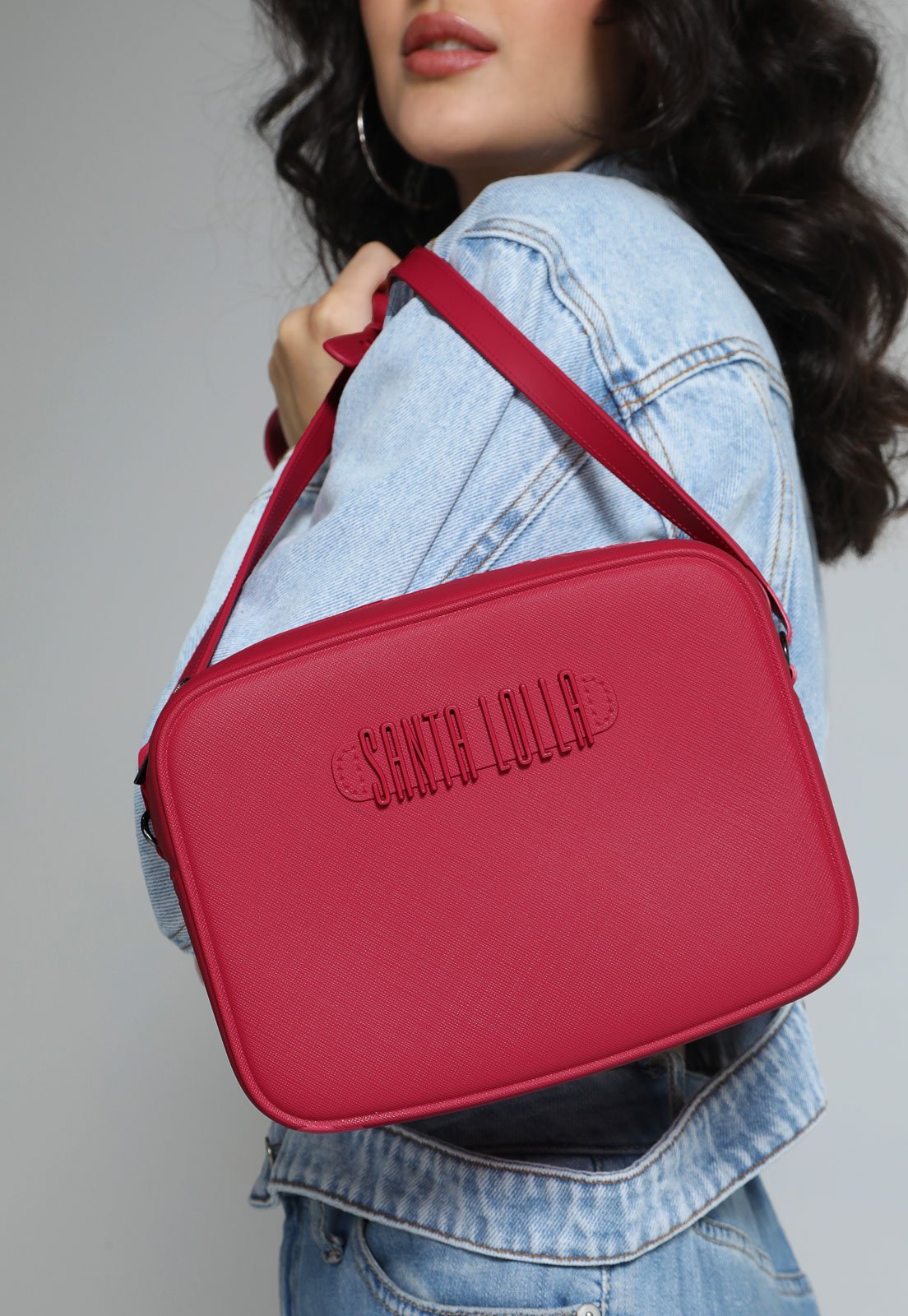 Bolsa Santa Lolla Logo Rosa