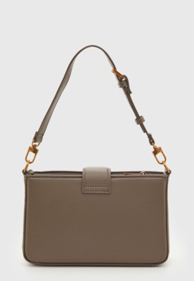 Bolsa Santa Lolla Retangular Alça Regulável Cinza
