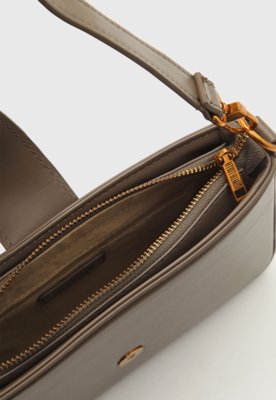 Bolsa Santa Lolla Retangular Alça Regulável Cinza