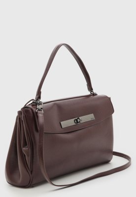Bolsa Santa Lolla Retangular Marrom