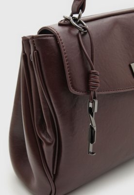 Bolsa Santa Lolla Retangular Marrom