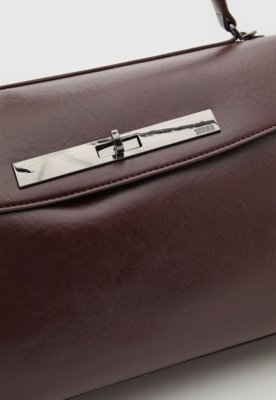 Bolsa Santa Lolla Retangular Marrom