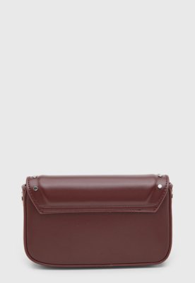 Bolsa Santa Lolla Retangular Tachas Vinho