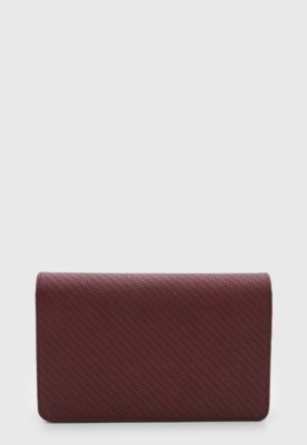 Bolsa Santa Lolla Retangular Texturizada Vinho