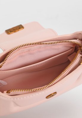 Bolsa Santa Lolla Tiracolo Alça Dupla Rosa