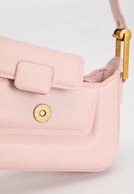 Bolsa Santa Lolla Tiracolo Alça Dupla Rosa