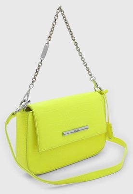 Bolsa Shoulder Santa Lolla Retangular Neon Amarela