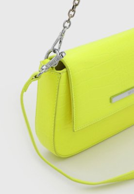 Bolsa Shoulder Santa Lolla Retangular Neon Amarela