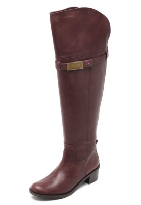 Bota Couro Over The Knee Santa Lolla Salto Grosso Vinho é boa?