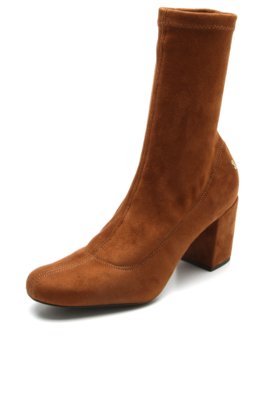 bota meia caramelo