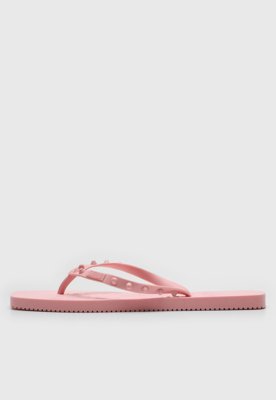 Chinelo Santa Lolla Tachas Rosa
