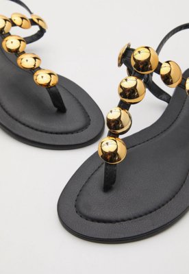 Rasteira Feminina Santa Lolla Esfera Preta