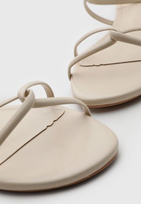 Rasteira Feminina Santa Lolla Fechada Bege