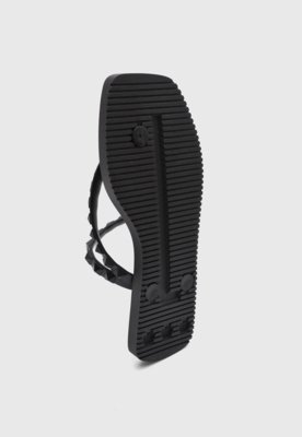 Rasteira Feminina Santa Lolla Spikes Preta
