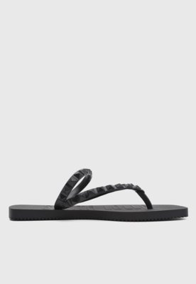 Rasteira Feminina Santa Lolla Spikes Preta