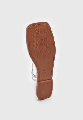 Rasteira Santa Lolla Com Necessaire Prata
