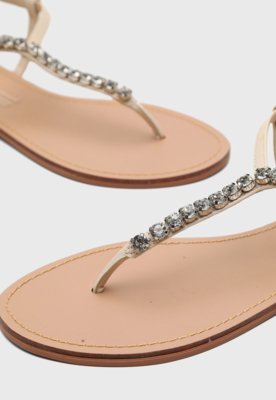 Rasteira Santa Lolla Fivela Dourada