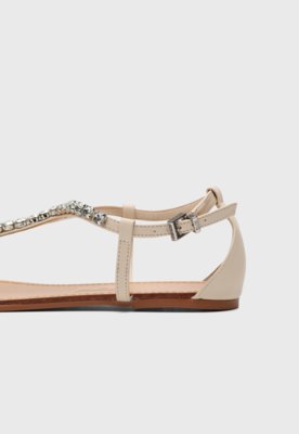 Rasteira Santa Lolla Fivela Dourada