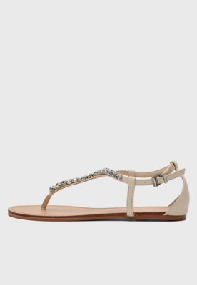 Rasteira Santa Lolla Fivela Dourada