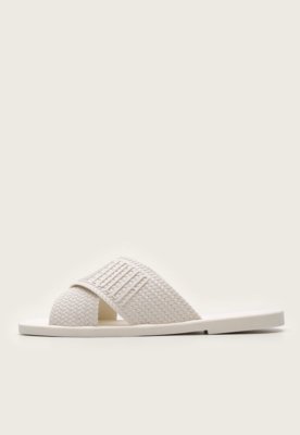 Rasteira Santa Lolla Logo Off-White