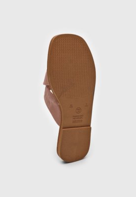 Rasteira Slide Santa Lolla Logo Rosa