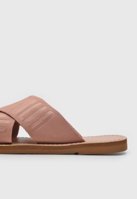 Rasteira Slide Santa Lolla Logo Rosa