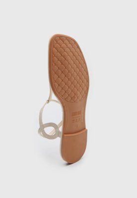 Rasteirinha Feminina Santa Lolla Fechada Off-White