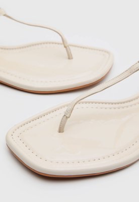 Rasteirinha Feminina Santa Lolla Fechada Off-White